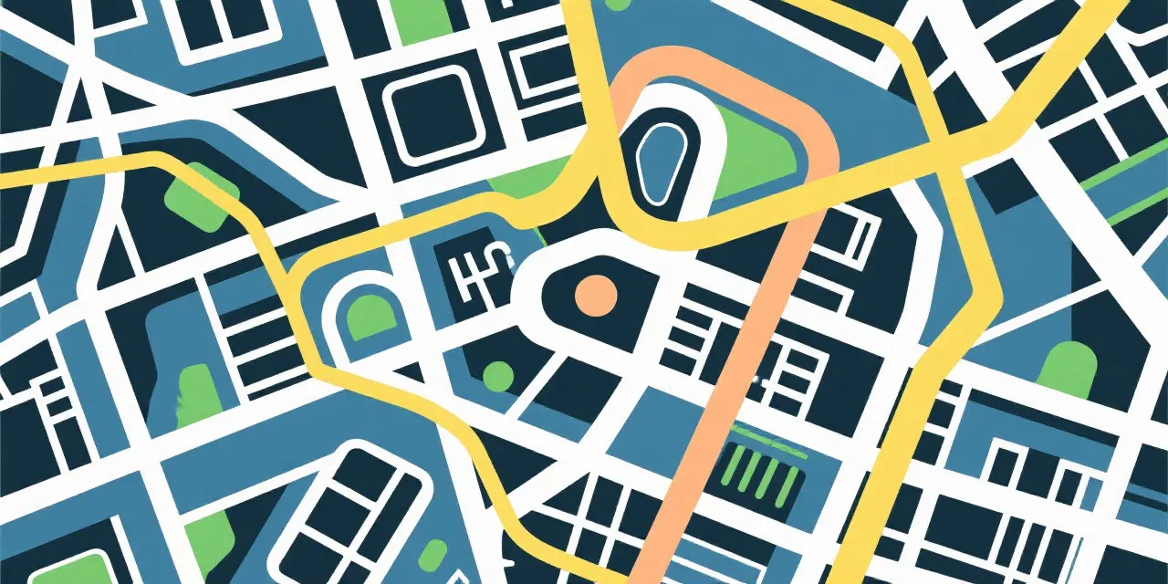 办公路线示意图